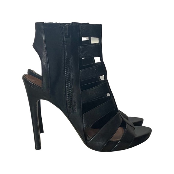 NWOT Via Spiga Gladiator Heel in Black Women’s U.S. Size 8.5 M. - Picture 12 of 16